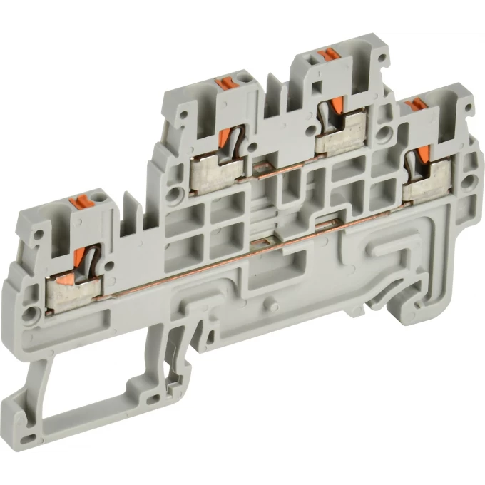 Колодка клеммная IEK CP-ML 2 ур. 1,5мм2 серая YCT23-00-2-K03-001 Колодка клеммная IEK CP-ML 2 ур. 1,5мм2 серая YCT23-00-2-K03-001