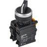 Переключатель IEK MASTER MI-SW60-11XB2-3-25-2-K02 длинная ручка на 2 положения 1NO+1NC чёрный MI-SW60-11XB22-3-25-22-K02
